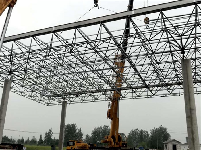 登封加油站网架加工