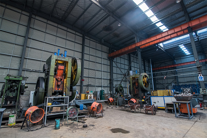 登封网架配件-锥头加工车间